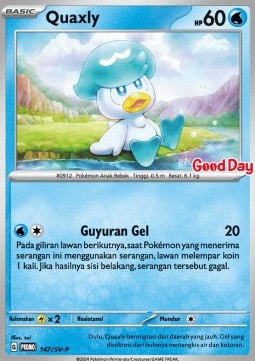 Quaxly 147 — Scarlet & Violet Indonesian Promos Singles (Indonesian Pokémon TCG card)