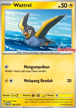 Wattrel 149 — Scarlet & Violet Indonesian Promos Singles (Indonesian Pokémon TCG card)