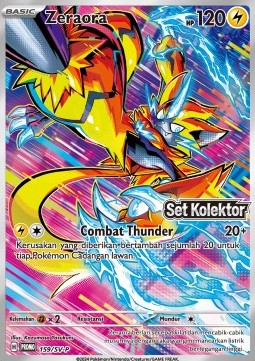 Zeraora 159 — Scarlet & Violet Indonesian Promos Singles (Indonesian Pokémon TCG card)