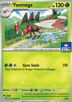 Yanmega 161 — Scarlet & Violet Indonesian Promos Singles (Indonesian Pokémon TCG card)