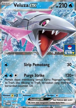 Veluza ex 162 — Scarlet & Violet Indonesian Promos Singles (Indonesian Pokémon TCG card)