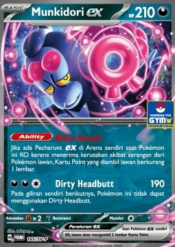 Munkidori ex 165 — Scarlet & Violet Indonesian Promos Singles (Indonesian Pokémon TCG card)