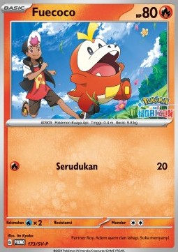Fuecoco 173 — Scarlet & Violet Indonesian Promos Singles (Indonesian Pokémon TCG card)