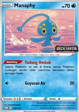 Manaphy 176 — Scarlet & Violet Indonesian Promos Singles (Indonesian Pokémon TCG card)