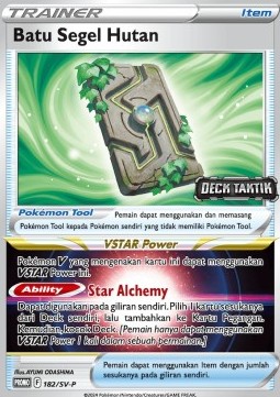 Forest Seal Stone 182 — Scarlet & Violet Indonesian Promos Singles (Indonesian Pokémon TCG card)