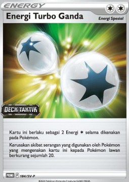 Double Turbo Energy 184 — Scarlet & Violet Indonesian Promos Singles (Indonesian Pokémon TCG card)