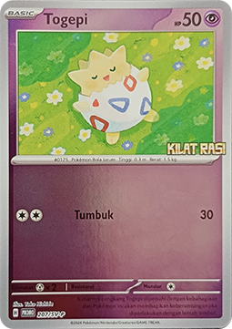 Togepi 207 — Scarlet & Violet Indonesian Promos Singles (Indonesian Pokémon TCG card)