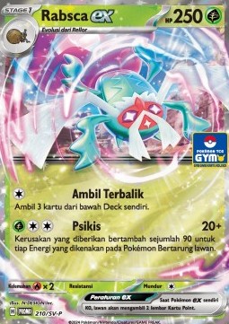 Rabsca ex 210 — Scarlet & Violet Indonesian Promos Singles (Indonesian Pokémon TCG card)