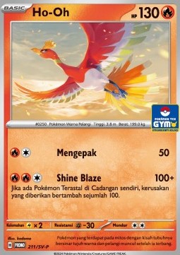 Ho-Oh 211 — Scarlet & Violet Indonesian Promos Singles (Indonesian Pokémon TCG card)