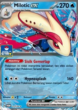 Milotic ex 213 — Scarlet & Violet Indonesian Promos Singles (Indonesian Pokémon TCG card)