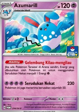 Azumarill 214 — Scarlet & Violet Indonesian Promos Singles (Indonesian Pokémon TCG card)