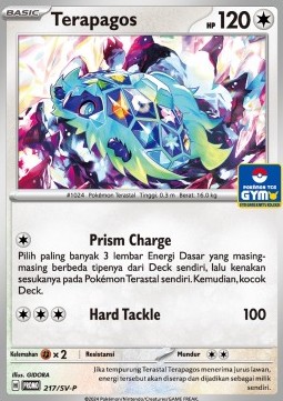 Terapagos 217 — Scarlet & Violet Indonesian Promos Singles (Indonesian Pokémon TCG card)