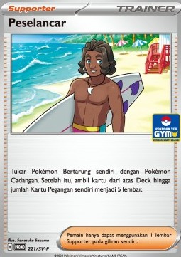 Surfer 221 — Scarlet & Violet Indonesian Promos Singles (Indonesian Pokémon TCG card)