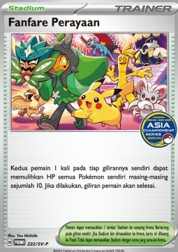 Celebratory Fanfare 222 — Scarlet & Violet Indonesian Promos Singles (Indonesian Pokémon TCG card)