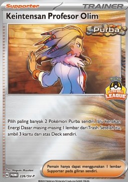 Professor Sada's Vitality 226 — Scarlet & Violet Indonesian Promos Singles (Indonesian Pokémon TCG card)