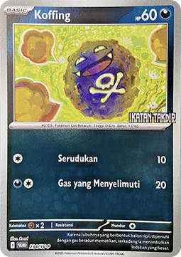 Koffing 234 — Scarlet & Violet Indonesian Promos Singles (Indonesian Pokémon TCG card)