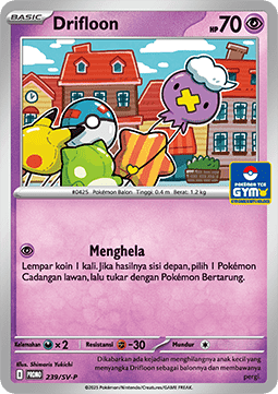 Drifloon 239 — Scarlet & Violet Indonesian Promos Singles (Indonesian Pokémon TCG card)