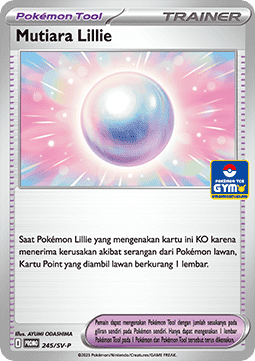 Lillie's Pearl 245 — Scarlet & Violet Indonesian Promos Singles (Indonesian Pokémon TCG card)