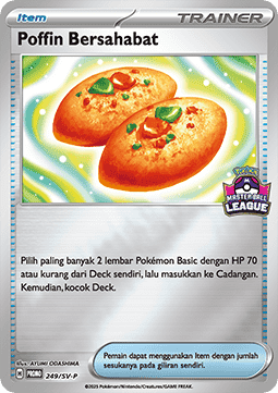 Buddy-Buddy Poffin 249 — Scarlet & Violet Indonesian Promos Singles (Indonesian Pokémon TCG card)
