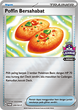 Buddy-Buddy Poffin 249 — Scarlet & Violet Indonesian Promos Singles (Indonesian Pokémon TCG card)