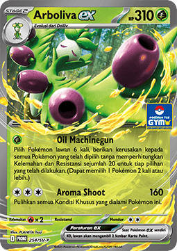 Arboliva ex 254 — Scarlet & Violet Indonesian Promos Singles (Indonesian Pokémon TCG card)