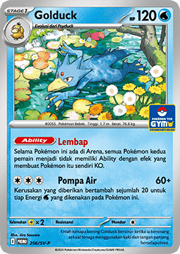Golduck 256 — Scarlet & Violet Indonesian Promos Singles (Indonesian Pokémon TCG card)
