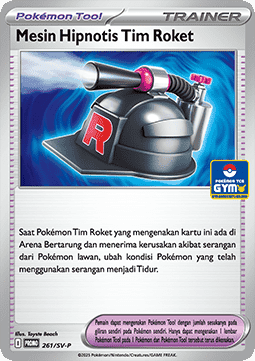 Team Rocket's Hypnotizer 261 — Scarlet & Violet Indonesian Promos Singles (Indonesian Pokémon TCG card)