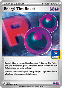 Team Rocket's Energy 265 — Scarlet & Violet Indonesian Promos Singles (Indonesian Pokémon TCG card)