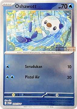 Oshawott 268 — Scarlet & Violet Indonesian Promos Singles (Indonesian Pokémon TCG card)