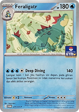 Feraligatr 271 — Scarlet & Violet Indonesian Promos Singles (Indonesian Pokémon TCG card)