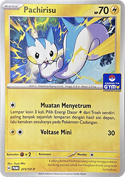 Pachirisu 273 — Scarlet & Violet Indonesian Promos Singles (Indonesian Pokémon TCG card)