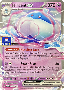 Jellicent ex 276 — Scarlet & Violet Indonesian Promos Singles (Indonesian Pokémon TCG card)