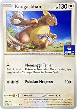 Kangaskhan 277 — Scarlet & Violet Indonesian Promos Singles (Indonesian Pokémon TCG card)