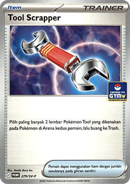 Tool Scrapper 279 — Scarlet & Violet Indonesian Promos Singles (Indonesian Pokémon TCG card)