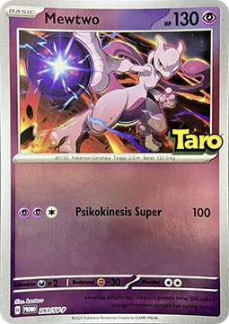 Mewtwo 283 — Scarlet & Violet Indonesian Promos Singles (Indonesian Pokémon TCG card)