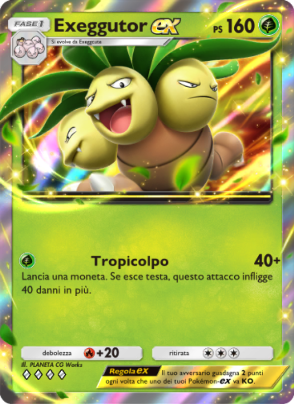 Exeggutor-ex 023/286 — Genetic Apex (Italian Pokémon TCG card)