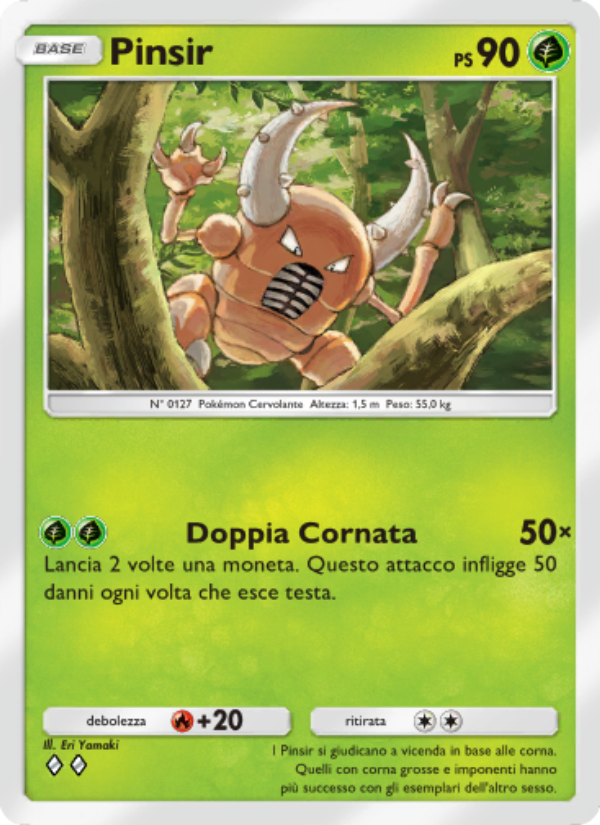 Pinsir 026/286 — Genetic Apex (Italian Pokémon TCG card)