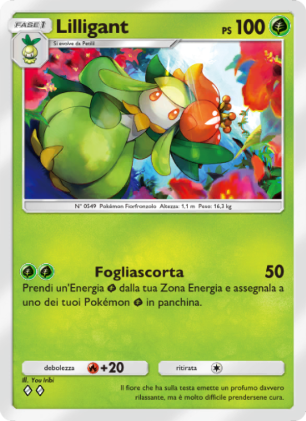 Lilligant 030/286 — Genetic Apex (Italian Pokémon TCG card)