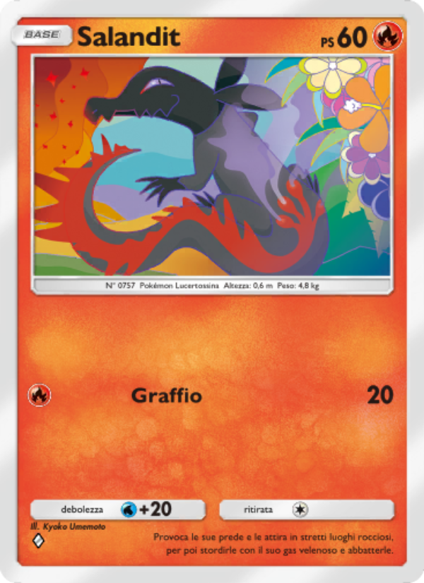 Salandit 049/286 — Genetic Apex (Italian Pokémon TCG card)