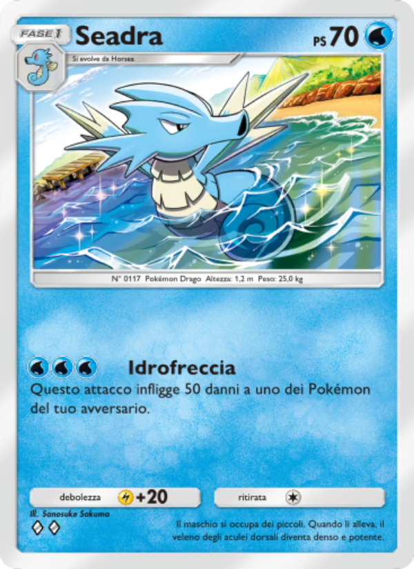 Seadra 071/286 — Genetic Apex (Italian Pokémon TCG card)