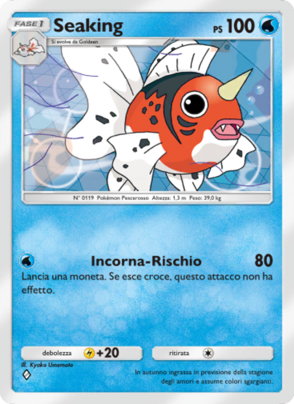 Seaking 073/286 — Genetic Apex (Italian Pokémon TCG card)