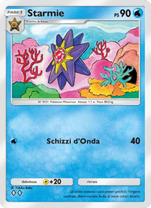 Starmie 075/286 — Genetic Apex (Italian Pokémon TCG card)