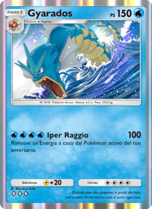 Gyarados 078/286 — Genetic Apex (Italian Pokémon TCG card)