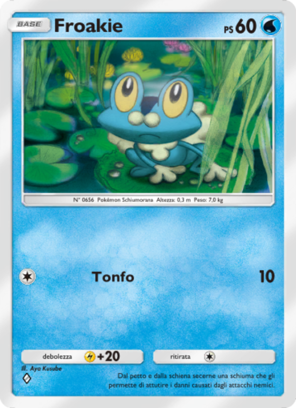 Froakie 087/286 — Genetic Apex (Italian Pokémon TCG card)