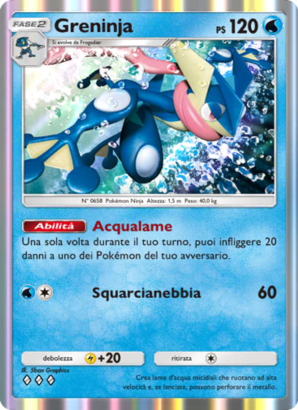 Greninja 089/286 — Genetic Apex (Italian Pokémon TCG card)