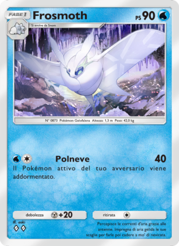 Frosmoth 093/286 — Genetic Apex (Italian Pokémon TCG card)