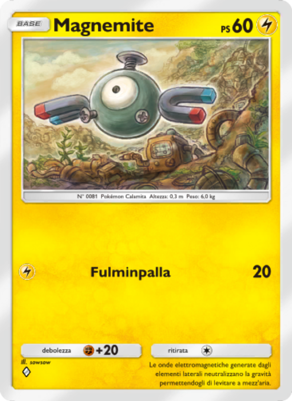 Magnemite 097/286 — Genetic Apex (Italian Pokémon TCG card)