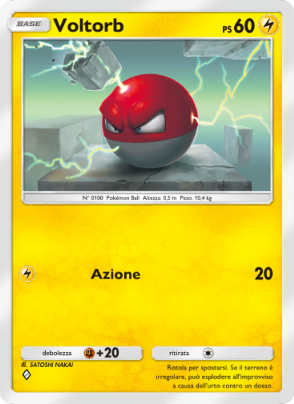 Voltorb 099/286 — Genetic Apex (Italian Pokémon TCG card)