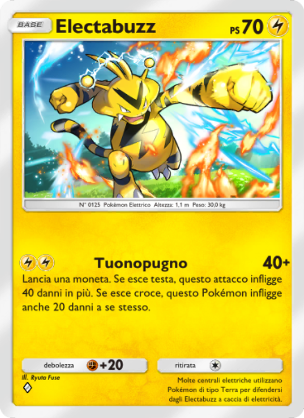 Electabuzz 101/286 — Genetic Apex (Italian Pokémon TCG card)