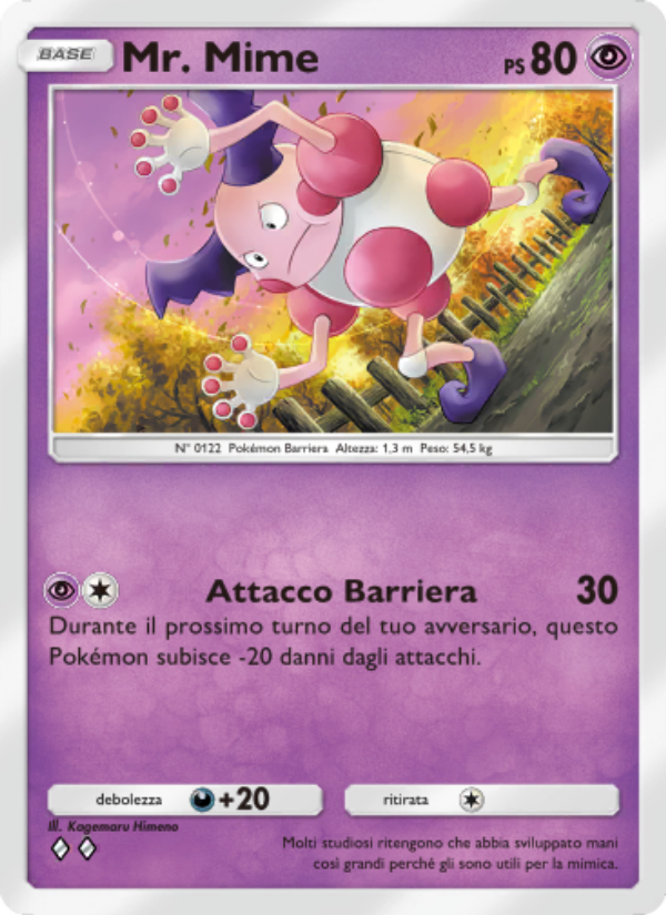 Mr. Mime 126/286 — Genetic Apex (Italian Pokémon TCG card)